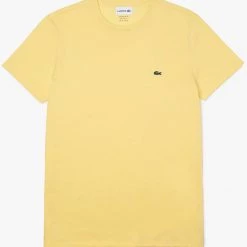Lacoste T-Shirt - Crewneck Pima Cotton Jersey - Yellow-6XP - TH6709