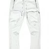 Shop All Motive Denim Track Pants - Cargo Stacked - White - MT100