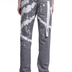 NEON DENIM BRAND Neon Denim Jeans - Thunders - Gray Wash Bleach - THD001 Shop All