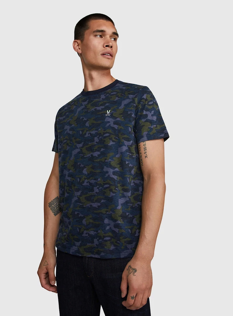 Psycho Bunny T-Shirt - Neon Camo - Olive - B6U117L1PC Shop All 2 Psycho Bunny T-Shirt - Neon Camo - Olive - B6U117L1PC Shop All