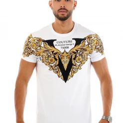 George V T-Shirt - Baroque - White - GV-2386