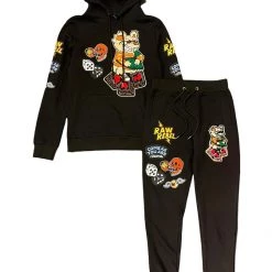 Rawyalty Jogger Set - Give Me More - Black And Multi Shop All