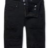 Jordan Craig Shorts - Shredded Denim - Jet Black - J3186SA Shop All