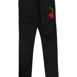 Shop All Embellish Jeans - Black With Colored Patches - EMBSP122-141