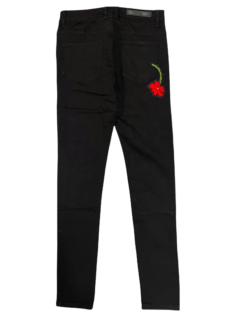 Shop All Embellish Jeans - Black With Colored Patches - EMBSP122-141 2 Shop All Embellish Jeans - Black With Colored Patches - EMBSP122-141