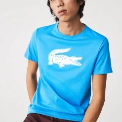 Shop All Lacoste T-Shirt - 3D Print Croc - Blue - TH2042