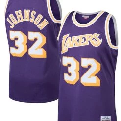 Mitchell & Ness Jersey - LA Lakers Johnson 32 - Purple - SMJYGS18176