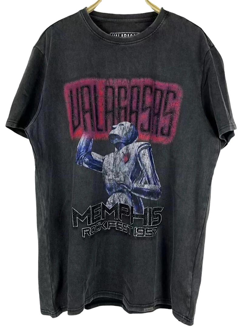 Valabasas T-Shirt - Memphis Fest - Vintage Black 1 Valabasas T-Shirt - Memphis Fest - Vintage Black