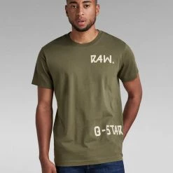 Shop All G-Star T-Shirt - Multiple 7411 - Shadow Olive - D21222