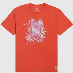 Psycho Bunny T-Shirt - Drayton Graphic - Cactus Flower - B6U271P1PC