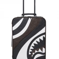 Shop All Sprayground Bag - V.V.I.P Soft Luggage - Brown And White - CL105