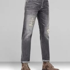 G-Star Jeans - 3301 Straight Tapered - Faded Gravel Grey Restored - 51003-C293 Shop All