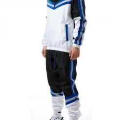 Rebel Minds Tracksuit - Half Zip Nylon - Black - 121-811