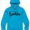Cookies Hoodie - Original Mint Fleece - Blue And Black - 1556H5738