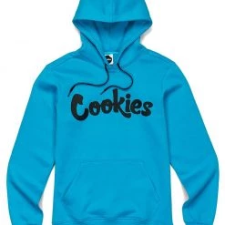 Cookies Hoodie - Original Mint Fleece - Blue And Black - 1556H5738