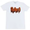 Rawyalty T-Shirt - RAW Drip Orange Bling - White - RMT-000 Shop All