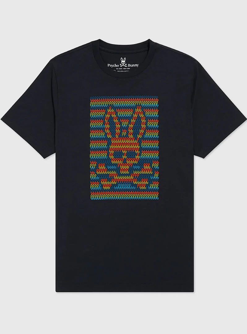Shop All Psycho Bunny T-Shirt - Santiago - Navy - SP22 - B6U310S1PC 1 Shop All Psycho Bunny T-Shirt - Santiago - Navy - SP22 - B6U310S1PC