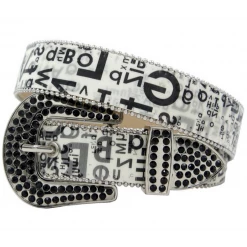 DNA Belt - Letters - White And Black Shop All