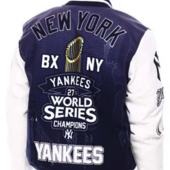 Pro Standard Jacket - New York Yankees - Navy And White - LNY632067