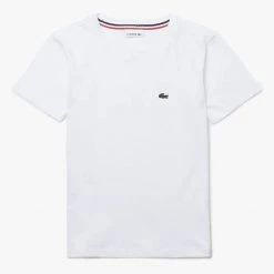 Shop All Lacoste Kids T-Shirt - Crewneck - White - TJ1442