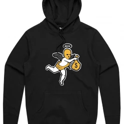 Shop All Hasta Muerte Hoodie - Angel - Black - AJ1