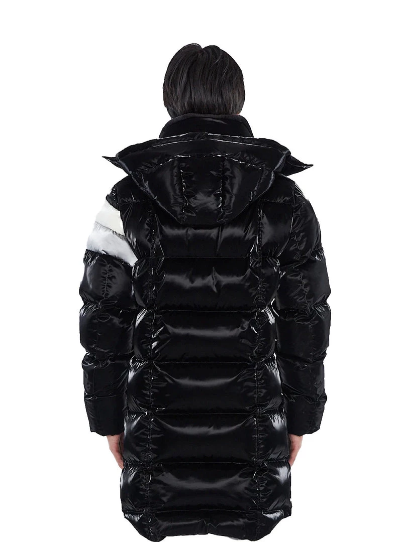 Woodpecker Jacket - Penguin Long Sleek Puffer - Black - WPM003 Shop All 2 Woodpecker Jacket - Penguin Long Sleek Puffer - Black - WPM003 Shop All