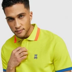 Psycho Bunny Polo - Hayfield Sport Polo - Limelight - B6K896N1PC