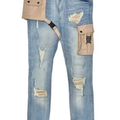 New Arrivals Focus Jeans - Rip & Repair Cargo - Vintage - 3405C