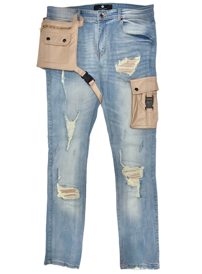 New Arrivals Focus Jeans - Rip & Repair Cargo - Vintage - 3405C 1 New Arrivals Focus Jeans - Rip & Repair Cargo - Vintage - 3405C