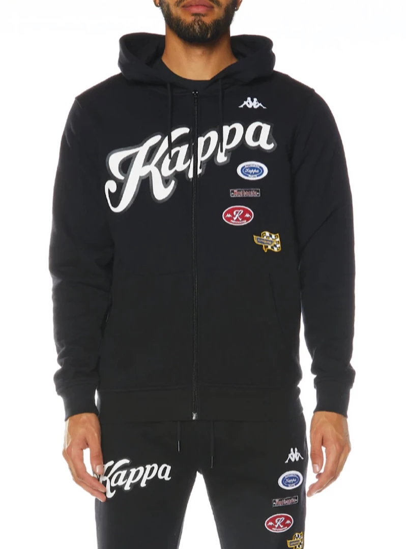 Kappa Sweatsuit - Authentic Rode - Black Rode - 371B4XW Shop All 2 Kappa Sweatsuit - Authentic Rode - Black Rode - 371B4XW Shop All
