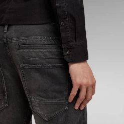 G-Star Denim Shorts - D-Staq 3D - Worn In Tar Black Restored - D10064-C526