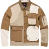Jordan Craig Denim Jacket - Amarillo Herringbone Trucker - Desert - 91562
