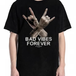Lifted Anchors T-Shirt - Bad Vibes - Black - LAFA21-12