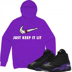Shop All PG Apparel Hoodie - Keep It Lit - Purple