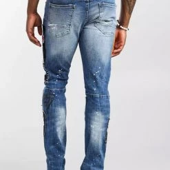 Shop All Smoke Rise Jeans - Patches - Belfast Blue - JP21730