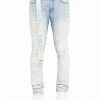 Cult Of Individuality Jeans - Punk Super Skinny Belted - Scars - 621B9-SS047