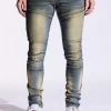 Crysp Denim Jeans - Kurt - Sand Wash - CRYSPF121-100