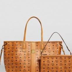 MCM Bag - Liz Reversible Purse Large - Cognac - MWP AAVI01 BK001