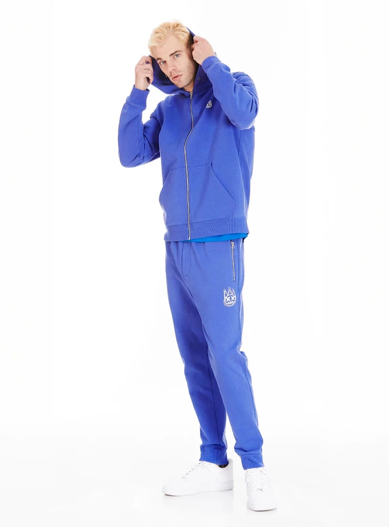 Cult Of Individuality Sweatsuit - Zip Logo - Surf Blue - 621A0-ZH22D 1 Cult Of Individuality Sweatsuit - Zip Logo - Surf Blue - 621A0-ZH22D