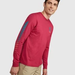 Psycho Bunny Shirt - Egremont - Cranberry - B6T218Q1FT Shop All