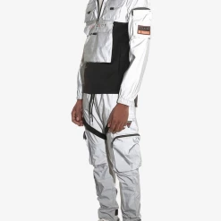 Life Code Track Pants - Utility Straps - Silver - 13P03 Shop All