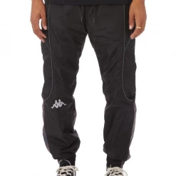 Kappa Track Pants - Authentic Futur - Black And Grey - 311CI7W