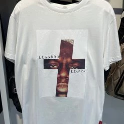 Leandro Lopes T-Shirt - Cross - White Shop All