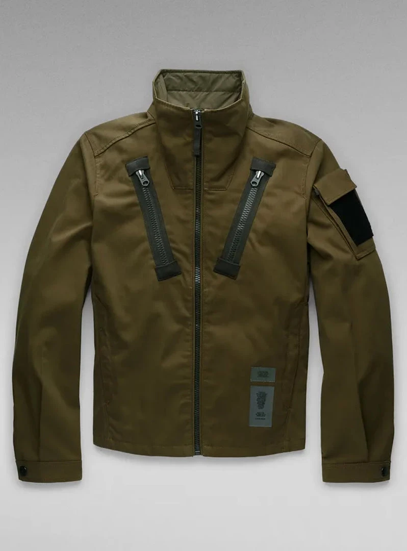 G-Star Jacket - Zip Track Overshirt - Dark Olive - D20521 Shop All 1 G-Star Jacket - Zip Track Overshirt - Dark Olive - D20521 Shop All