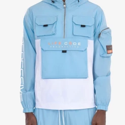 Life Code Jacket - Utility Windbreaker - Light Blue - 13J03 Shop All