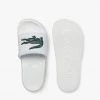 Lacoste Slides - Croco Dualiste - White - 7-43CMA00201R5 Shop All