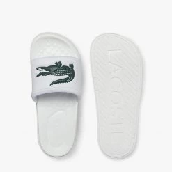 Lacoste Slides - Croco Dualiste - White - 7-43CMA00201R5 Shop All