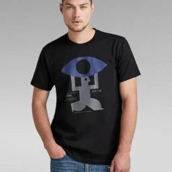 G-Star T-Shirt - Canoe Colorblock - Black - D21204