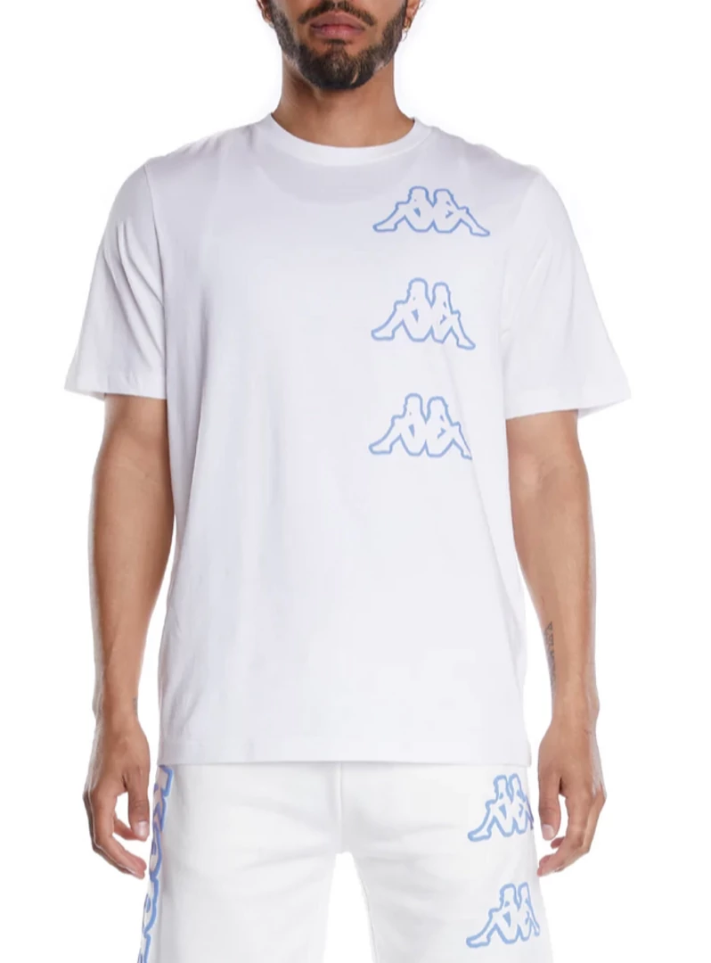 Shop All Kappa Short Set - Logo Aomix - Bright White - 331746W 1 Shop All Kappa Short Set - Logo Aomix - Bright White - 331746W