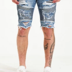 Shop All Embellish Shorts - Ursus - Stonewash - EMBSP222-107